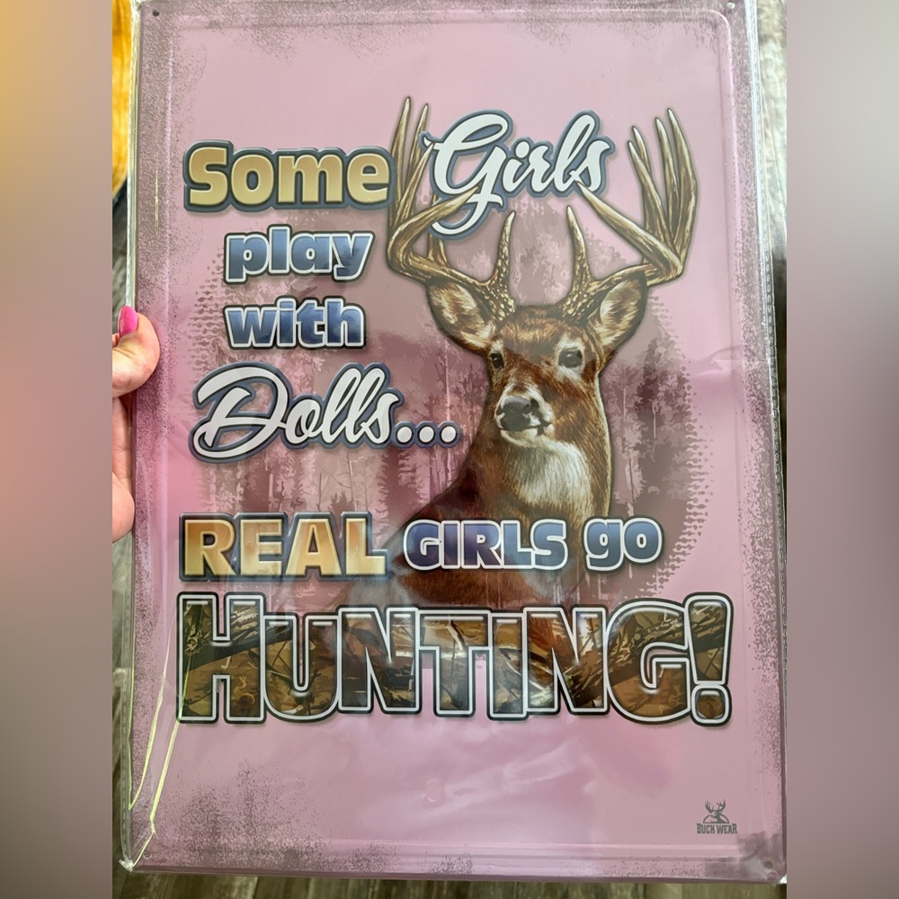 Hunting Themed Sign metal sign